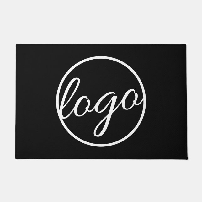 カスタム販売促進ロゴ ドアマット (正面)