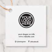 カスタム販売促進ロゴ フェイバータグ (正面)