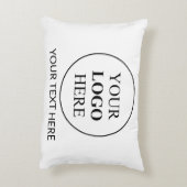 カスタム販売促進ロゴ – 最小注文なし アクセントクッション (裏面(縦))