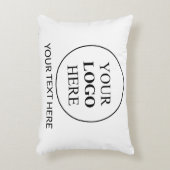 カスタム販売促進ロゴ – 最小注文なし アクセントクッション (正面(垂直))