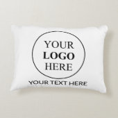 カスタム販売促進ロゴ – 最小注文なし アクセントクッション (裏面)