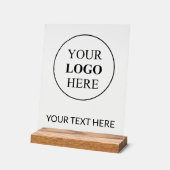 カスタム販売促進ロゴ – 最小注文なし アクリルサイン (傾斜)