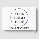 カスタム販売促進ロゴ – 最小注文なし ゲストブック (裏面)