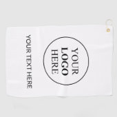 カスタム販売促進ロゴ – 最小注文なし ゴルフタオル (横)