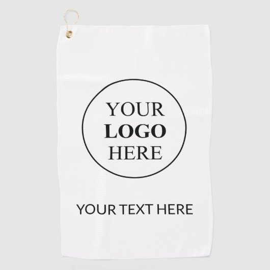 カスタム販売促進ロゴ – 最小注文なし ゴルフタオル (正面)