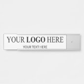 カスタム販売促進ロゴ – 最小注文なし サインプレート (正面)