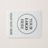 カスタム販売促進ロゴ – 最小注文なし ジグソーパズル (横)