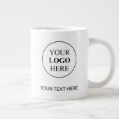 カスタム販売促進ロゴ – 最小注文なし ジャンボコーヒーマグカップ (右)