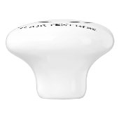 カスタム販売促進ロゴ – 最小注文なし セラミックノブ (側面)