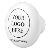 カスタム販売促進ロゴ – 最小注文なし セラミックノブ (右)