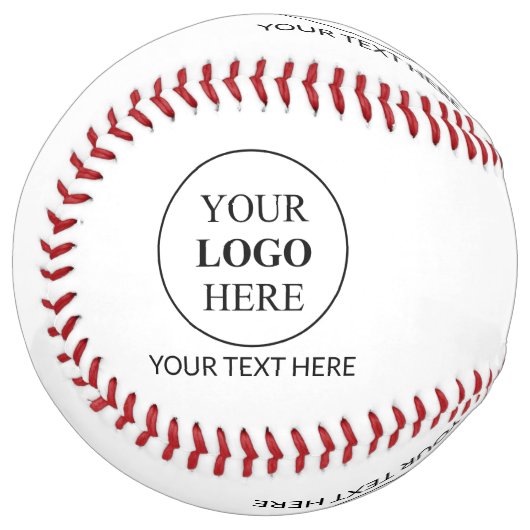 カスタム販売促進ロゴ – 最小注文なし ソフトボール (正面左)