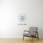 カスタム販売促進ロゴ – 最小注文なし タペストリー (インサイチュ)