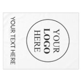 カスタム販売促進ロゴ – 最小注文なし テーブルクロス (正面(横))