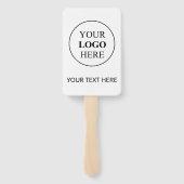 カスタム販売促進ロゴ – 最小注文なし ハンドファン (裏面)