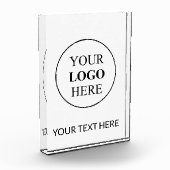 カスタム販売促進ロゴ – 最小注文なし フォトブロック (左)