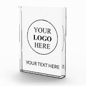 カスタム販売促進ロゴ – 最小注文なし フォトブロック (右)