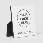 カスタム販売促進ロゴ – 最小注文なし フォトプラーク (正面)