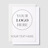 カスタム販売促進ロゴ – 最小注文なし ベラム紙招待状 (オフセット)