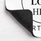 カスタム販売促進ロゴ – 最小注文なし マウスパッド (コーナー)