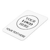 カスタム販売促進ロゴ – 最小注文なし マグネット (左側)