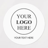 カスタム販売促進ロゴ – 最小注文なし ラベル (デザイン1)