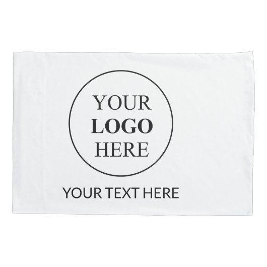 カスタム販売促進ロゴ – 最小注文なし 枕カバー (裏面)