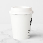 カスタム販売促進ロゴ 紙コップ (正面)
