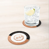 カスタム販売促進業務ロゴブランドバラ ラウンドペーパーコースター (インサイチュ)