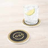 カスタム販売促進業務ロゴブランド金ゴールド コースター (側面)