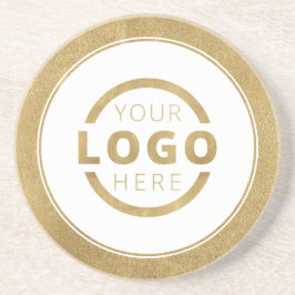 カスタム販売促進業務ロゴブランド金ゴールド コースター