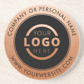 カスタム販売促進業務ロゴブランド銅 コースター (正面)