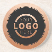 カスタム販売促進業務ロゴブランド銅 コースター (正面)