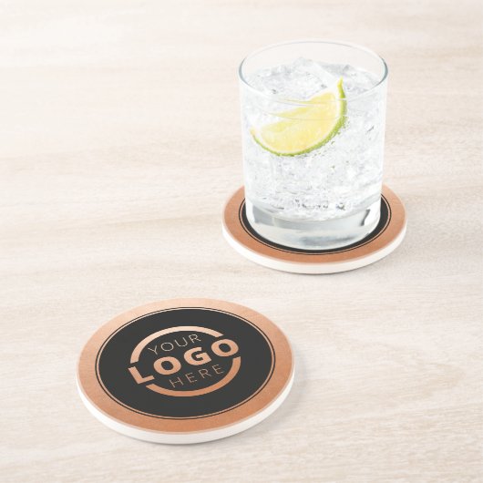 カスタム販売促進業務ロゴブランド銅 コースター (側面)