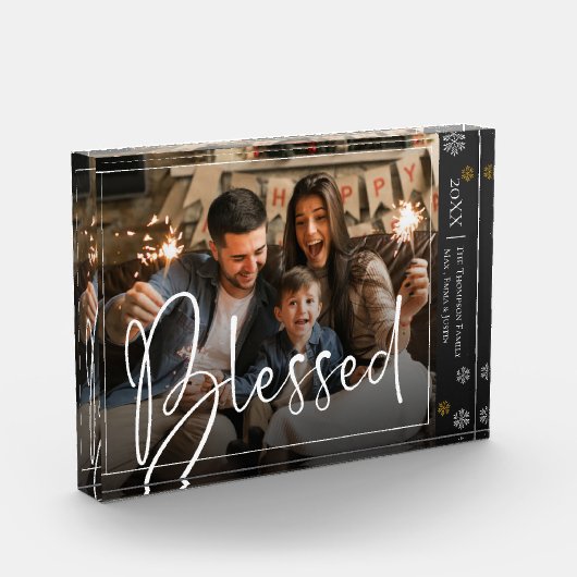 カスタム賛美白黒フォトブロック フォトブロック (左)