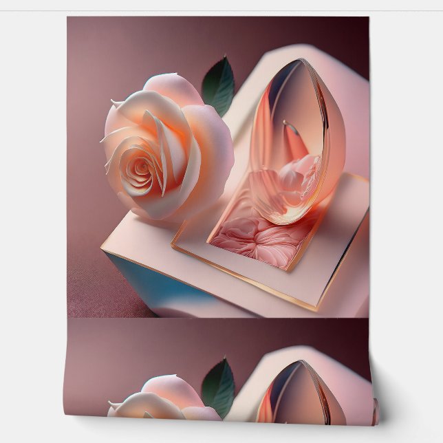 カスタム質感のビニール壁紙2'x4' 壁紙 (ほどく)