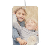 カスタム贈り物、家族の写真パーソナライズされた カーエアーフレッシュナー (正面)