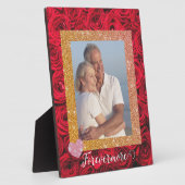 カスタム贈り物forevermoreカップル写真プラーク フォトプラーク (側面)