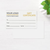 カスタム贈与証テンプレート (デスク)