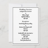 カスタム赤いハート結婚のeカード招待状 招待状 (裏面)