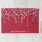 カスタム赤グリッタードリップ名 ペーパーパッド (インサイチュ)