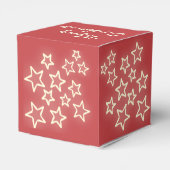 カスタム赤星 |ボックパーソナライズされたス フェイバーボックス (裏面サイド)