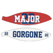 カスタム赤白青フルサイズスクール バスケットボール (パネル)