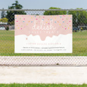 カスタム赤面つや消しドリップスプレックル 横断幕 (インサイチュ)