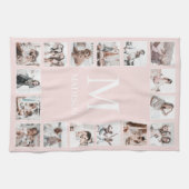 カスタム赤面ピパーソナライズされたンク キッチンタオル (横)