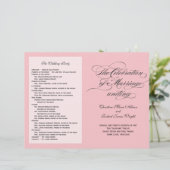 カスタム赤面結婚式 プログラム (スタンド正面)