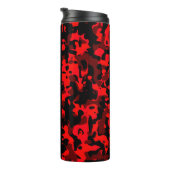 カスタム赤黒迷彩熱タンブラー タンブラー (回転右)