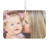 カスタム車のアクセサリーパーソナライズされた、写真の贈り物。 カーエアーフレッシュナー (裏面)