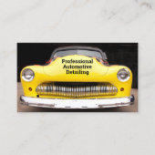 カスタム車の占領イエロー自動車 名刺 (正面)