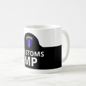 カスタム軍隊警察ブラサード コーヒーマグカップ (正面右)