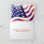 カスタム軍隊軍陸軍軍団バレンタインデー シーズンカード (内部)